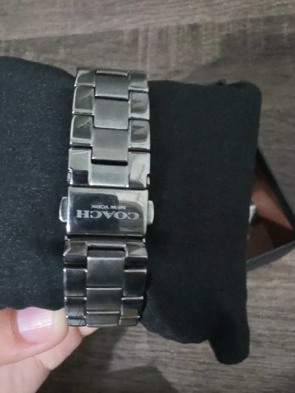 Coach Black Dial Watch with Rose Gold Accents - Picture 4 of 4